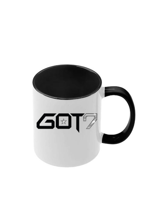 Κούπα Kpop Got7 Μαύρη Λαβή Εσωτερικό