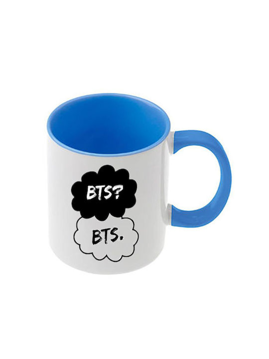 Κούπα Kpop Bts Γαλάζια Λαβή Εσωτερικό
