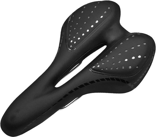 Bicycle Saddle Black With Gel 270 x 160 mm