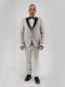 Men's Suit with Vest Gray Arzan