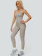 Damen Jumpsuit Beige ELT9506-2-Beige