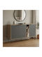 Buffet Balain from Wood & Metal Anthracite 142x35.5x83cm