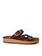Fantasy Leather Women's Anatomic Sandals Brown