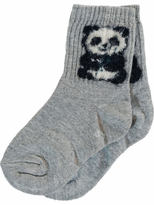 Unlu Детски Чорапи Gray Panda Hugs