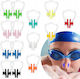Set 14 Clipsuri Pentru Nas Înot Zola Formă Anatomică Silicon Plastic 10 Culori Diferite