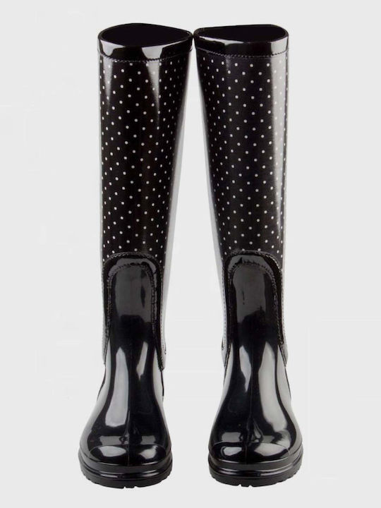 Dolce & Gabbana Damen Gummistiefel Schwarz