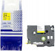 Brother Label Maker Tape 8m x 24mm in Black Colour Compatible with Brother TZe/TZ