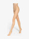Women's Pantyhose with Stitch Brown