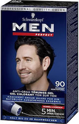 Men Perfect Anti-Grey Color Gel Естествено Черно