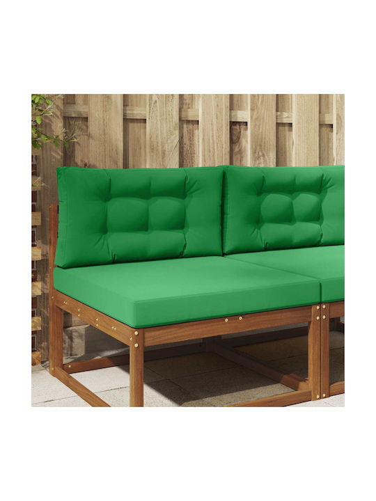 vidaXL Garden Chair Cushions with Backrest Gree...