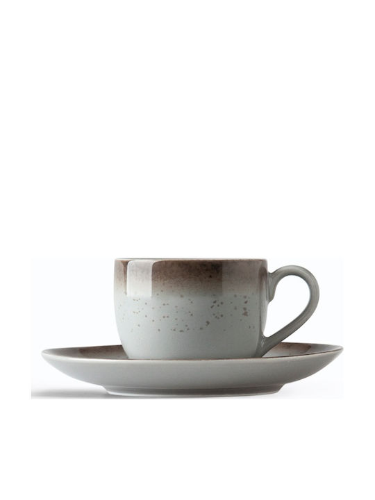 Ionia Stigmes Basics Coffee Cup Porcelain Gray