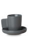 Estia Fine Grind Φλιτζάνι Καφέ από Πορσελάνη Καφέ 90ml