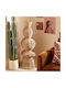 Titus Floor Lamp Height 180cm with Socket for E27 Bulb Beige