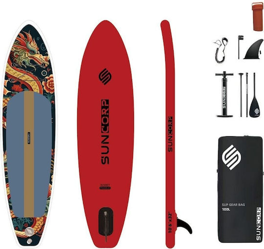 Homeone Inflatable SUP Board with Length 3.2m Red