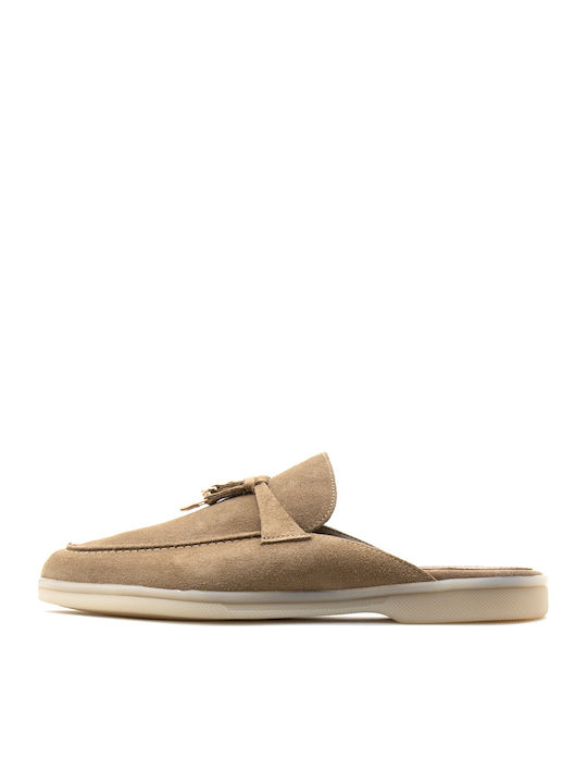 Komis & Komis Suede Women's Mules Tabac Brown