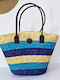 Rattan Damen Handtasche Handtasche Blau