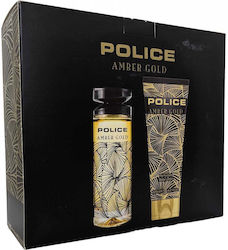 Set Police Amber Gold Eau De Toilette Women 100 Ml + Amber Gold Hydrating Body Lotion 125 Ml Set Police Amber Gold Eau De Toilette Women 100 Ml + Amber Gold Hydrating Body Lotion 125 Ml
