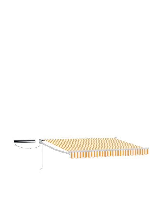 vidaXL Terrace Tent Yellow 3x2.5m