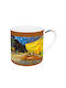 Marva Cafe Terrace Easy Life Black Porcelain Mug 300ml