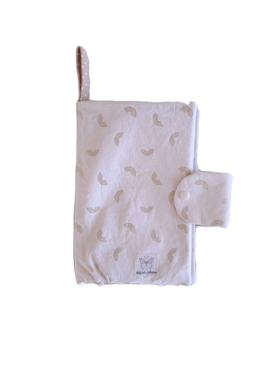Babyvalia Fabric Case for Baby Wipes Diapers Golden Rainbows