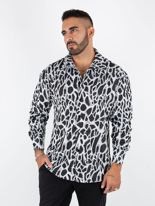 Reckless Shirt White and Black