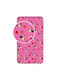 Borea Single Cotton Fitted Sheet Heart Fuchsia 90x200cm