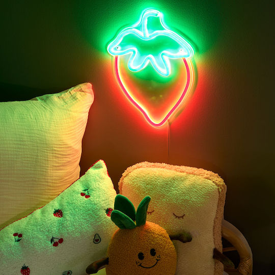 Kids Decorative Pillow A-s Fruity White 30x50cm