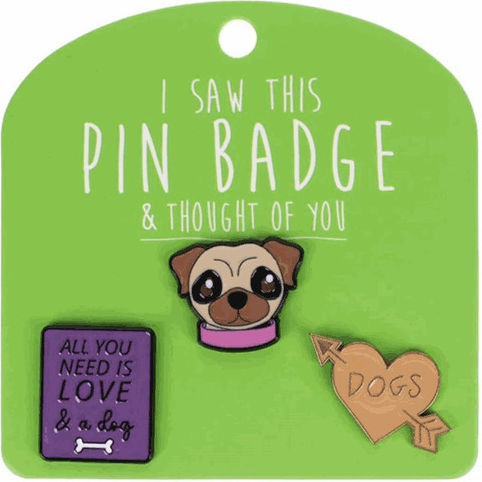 Gama Brands Set Anstecknadeln Pug 3Stück 14444887