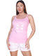 Comfort Summer Women's Pyjama Set Pink
