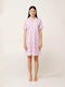 Vamp Summer Cotton Women's Nightgown Lilla Pastel