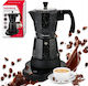 Klausberg Electric Stovetop Espresso Pot 6 Cups 500W Silver