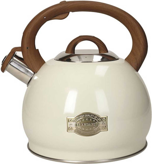 Marva Marva Rostfreier Stahl Teekanne Beiges 2700ml