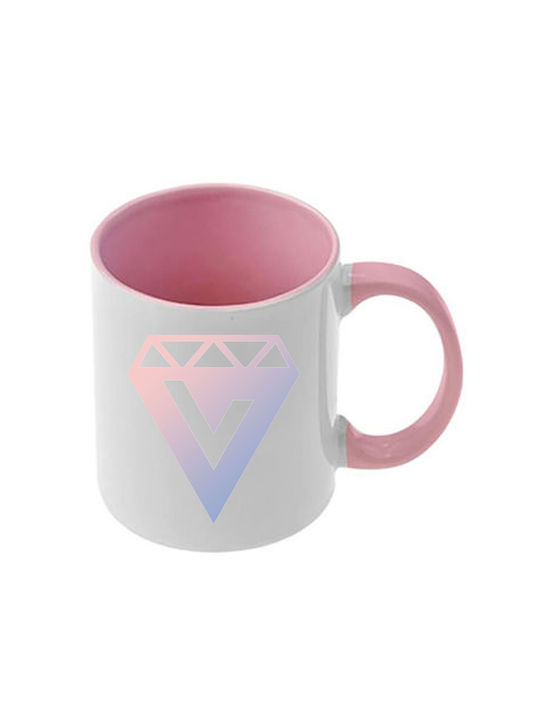 Κούπα Kpop Seventeen Ροζ Λαβή Εσωτερικό