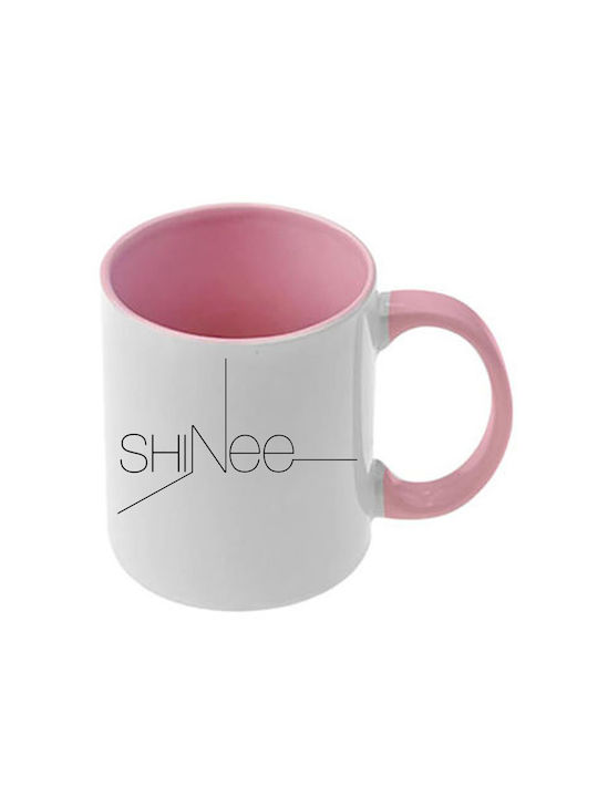 Κούπα Kpop Shinee Ροζ Λαβή Εσωτερικό