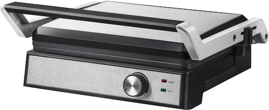 HomeVero Panini Maker Sandwich Maker for 2 Sandwiches 2000W Inox