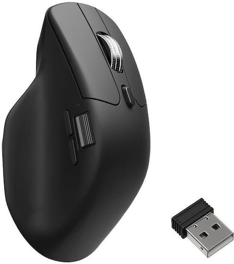 Keychron M6S-A23 Wireless Ergonomic Bluetooth Mouse Black
