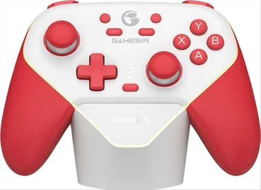 Gamesir T4n Pro Ασύρματο & Ενσύρματο Gamepad για Switch 2 Red / White
