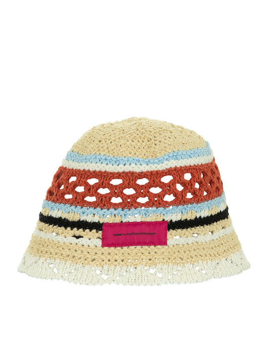 Mod Wave Movement Bucket Hat Beige