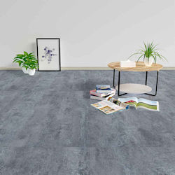 vidaXL Set Plastic Floor PVC with 55 Tiles 1.5m...