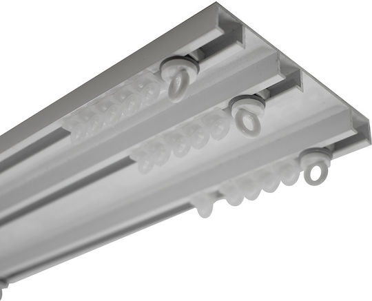 BetterHome Schwere Ausführung Dreifach Vorhangschiene aus Aluminium in Beige Farbe 200cm MHB-521000-200 BetterHome Schwere Ausführung Dreifach Vorhangschiene aus Aluminium in Beige Farbe 200cm MHB-521000-200