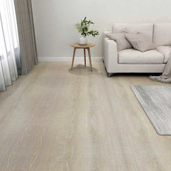 vidaXL Σετ Δάπεδο PVC με 55 Πλακάκια 1.5mm Μ30.5xΠ30.5εκ. Μπεζ 42046325