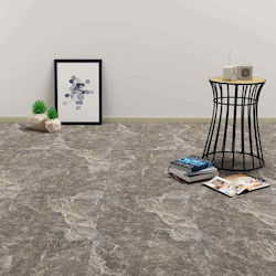 vidaXL PVC Plastic Floor Set with 55 Tiles 1.5m...