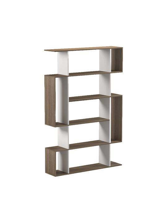 Bibliotecă Mito Sonoma - Albă 108.5x25x161cm