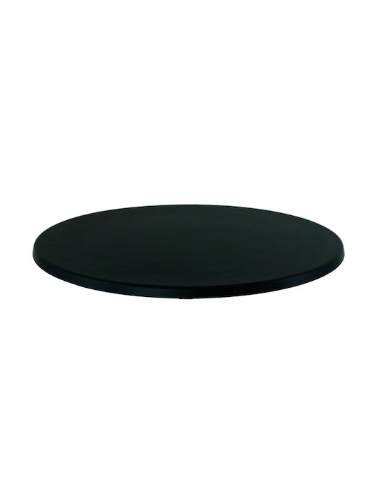 Raki Suprafață Rotundă A Mesei Werzalit Neagră 60x60cm MN0166190