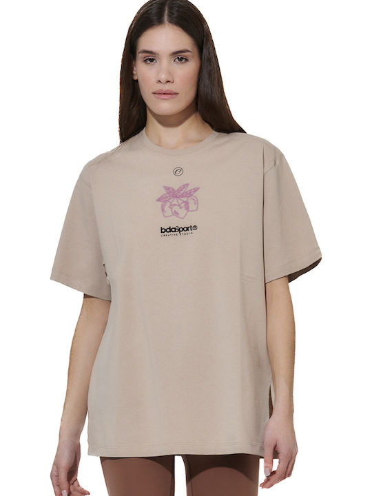 Body Action Damen T-Shirt Braun