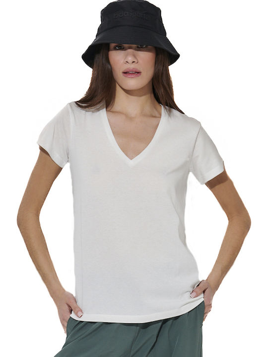 Body Action Γυναικείο T-shirt Λευκό