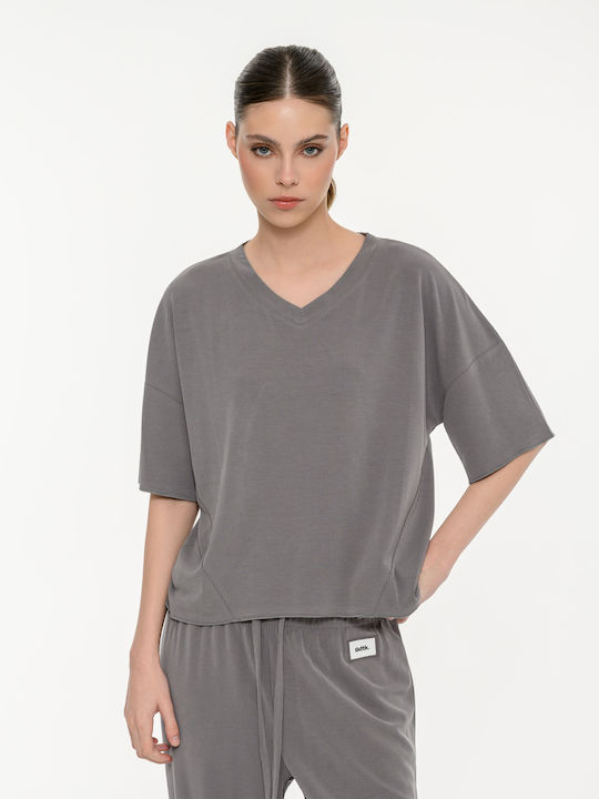 Γυναικείο Αθλητικό T-shirt Steel