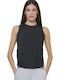 Women's Sports Sleeveless Fast Drying Black Blouse