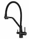 Kitchen Faucet Counter with Shower Gold