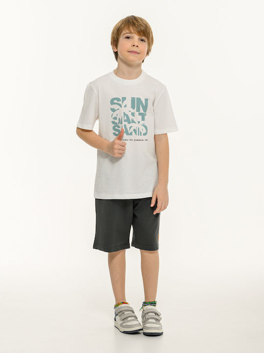 BodyTalk Kinderbekleidungssets mit Sommer Shorts 2Stücke Weiß